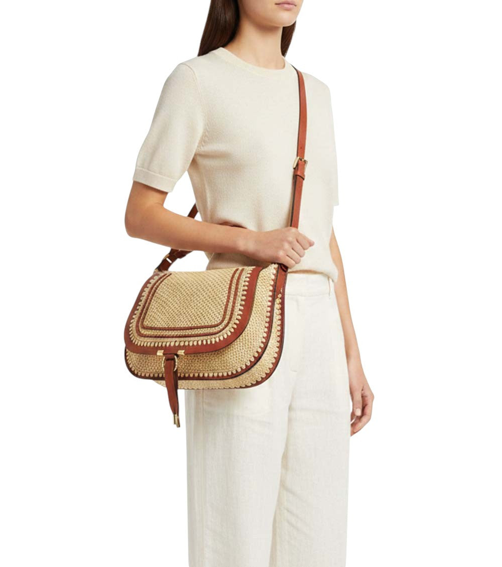 Natural Marcie Medium Shoulder Bag 6