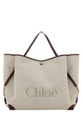 Beige Clover Large Tote 1