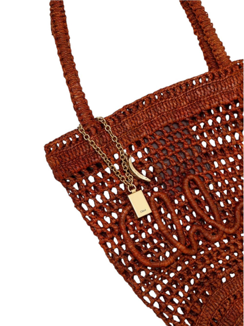Brown Summer Banana Small Tote 4
