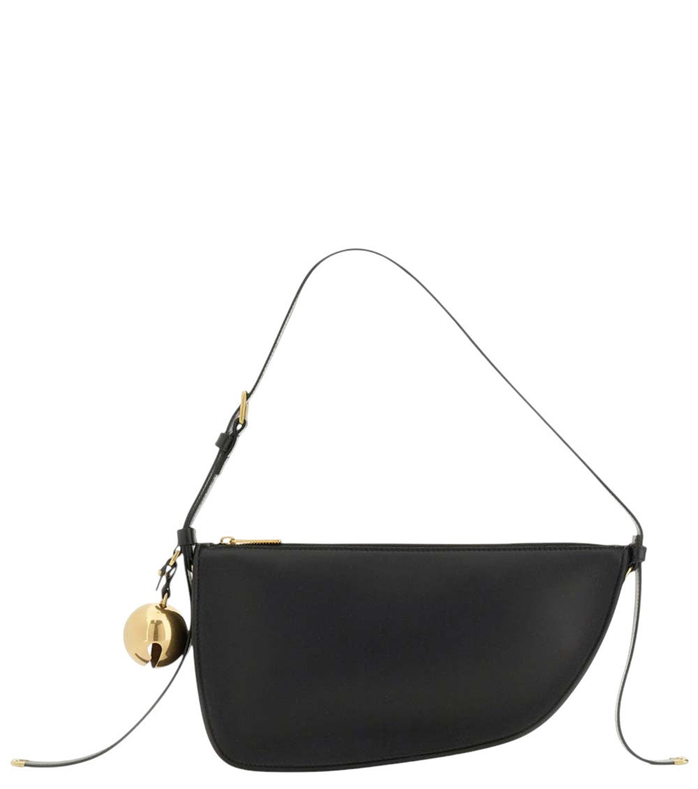 Black Shield Large Shoulder Bag 1
