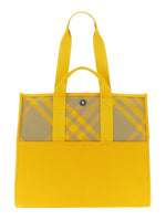 Yellow Check Large Tote 1