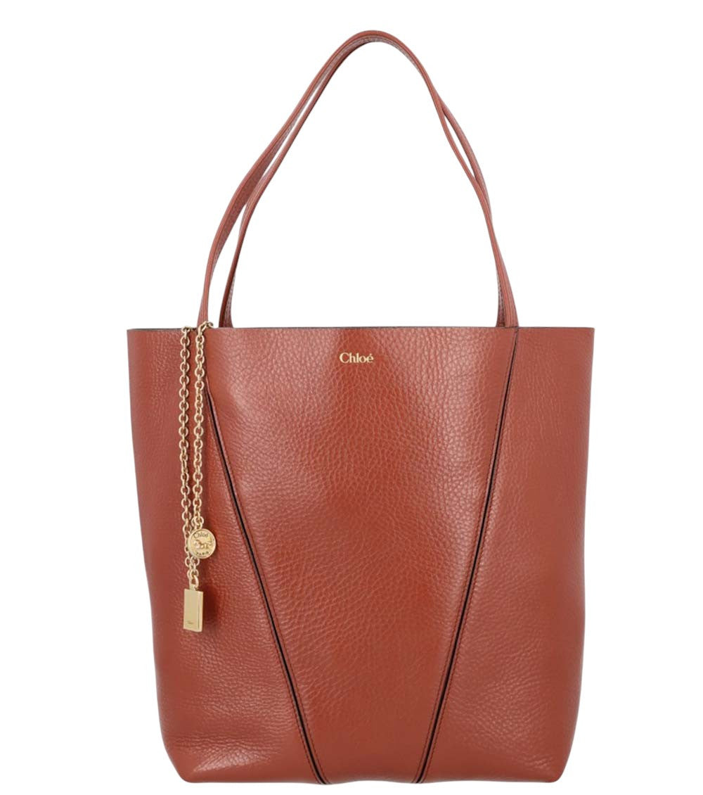 Brown Spin Medium Tote 1