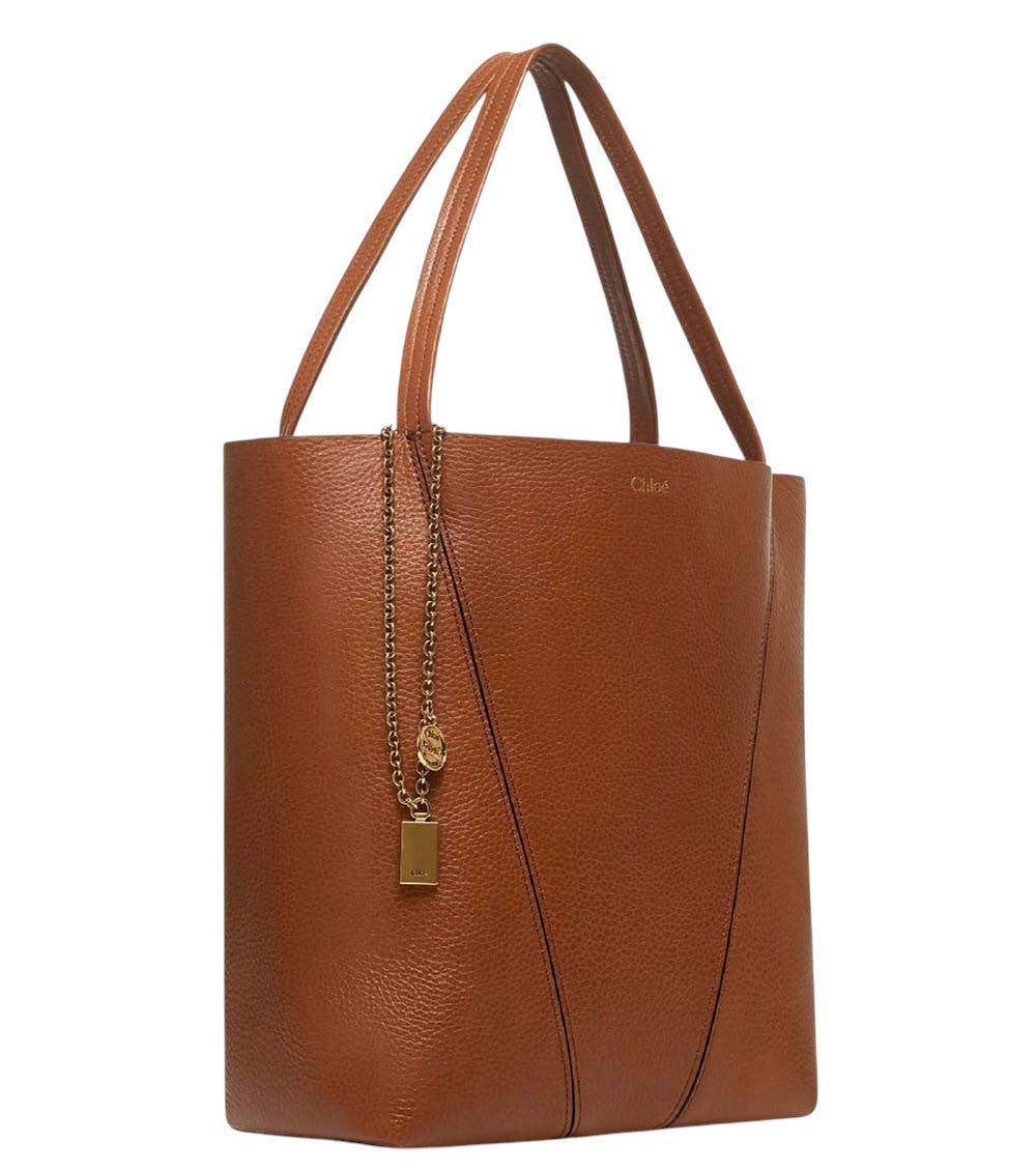 Brown Spin Medium Tote 2