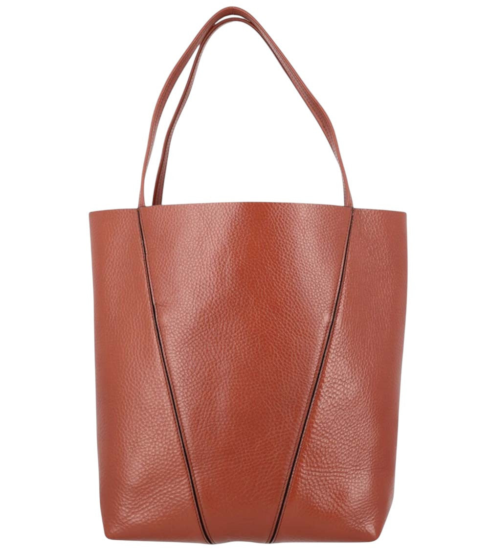 Brown Spin Medium Tote 3