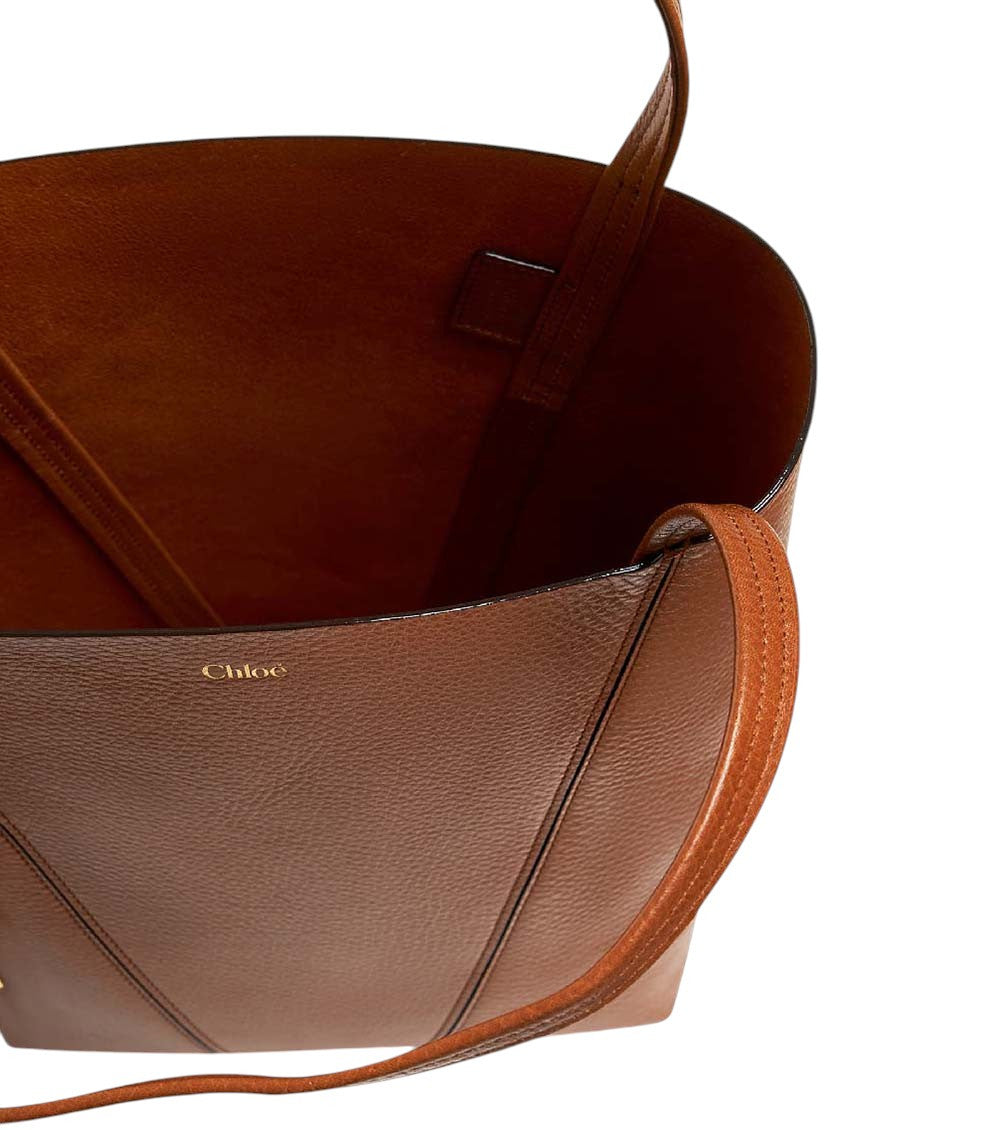 Brown Spin Medium Tote 4