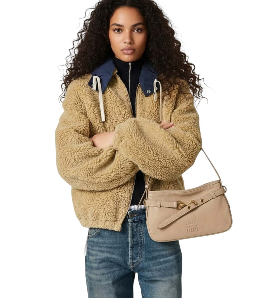 Light Brown Borse Medium Shoulder Bag 5