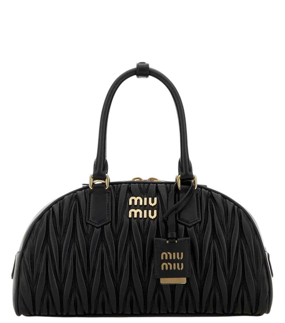 Black Arcadie Medium Shoulder Bag 1