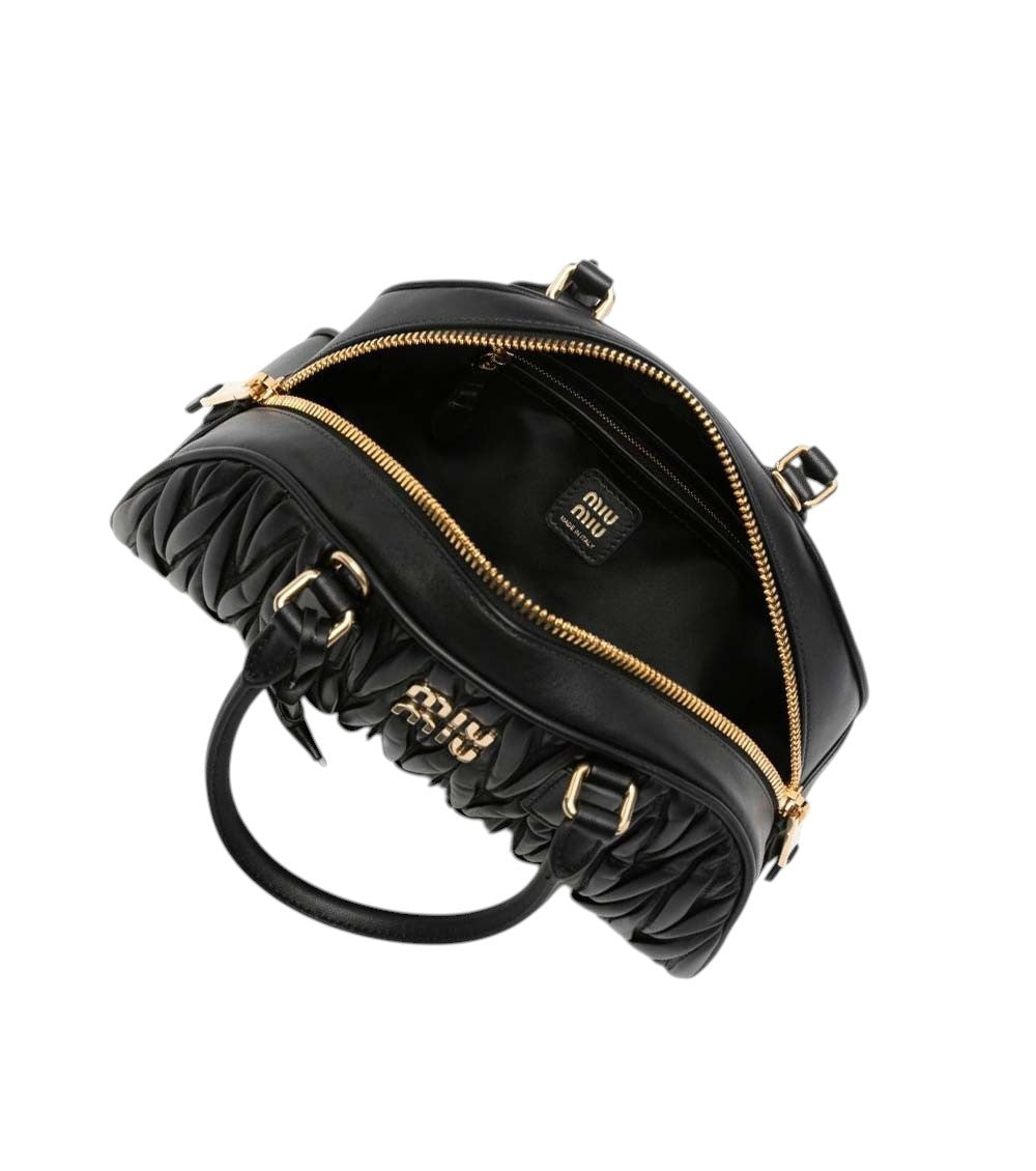 Black Arcadie Medium Shoulder Bag 4