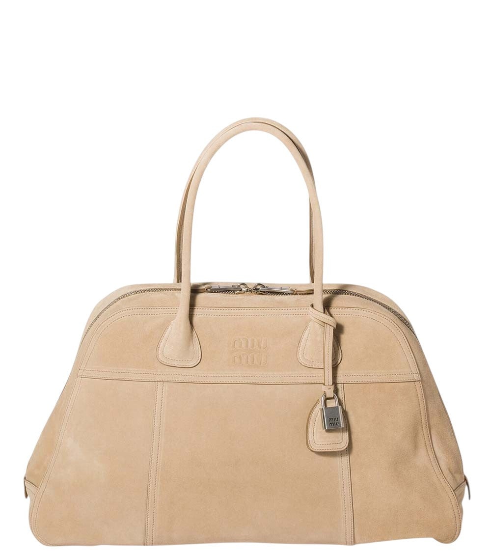 Beige Vivant Large Shoulder Bag 1