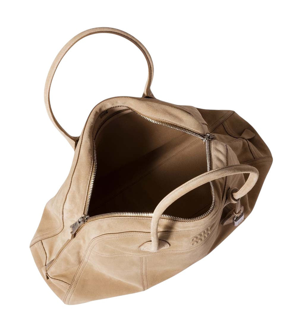 Beige Vivant Large Shoulder Bag 4