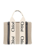 Beige Logo Small Tote 1