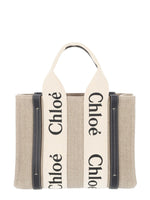 Beige Logo Small Tote 1