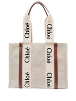 Beige Woody Large Tote 1
