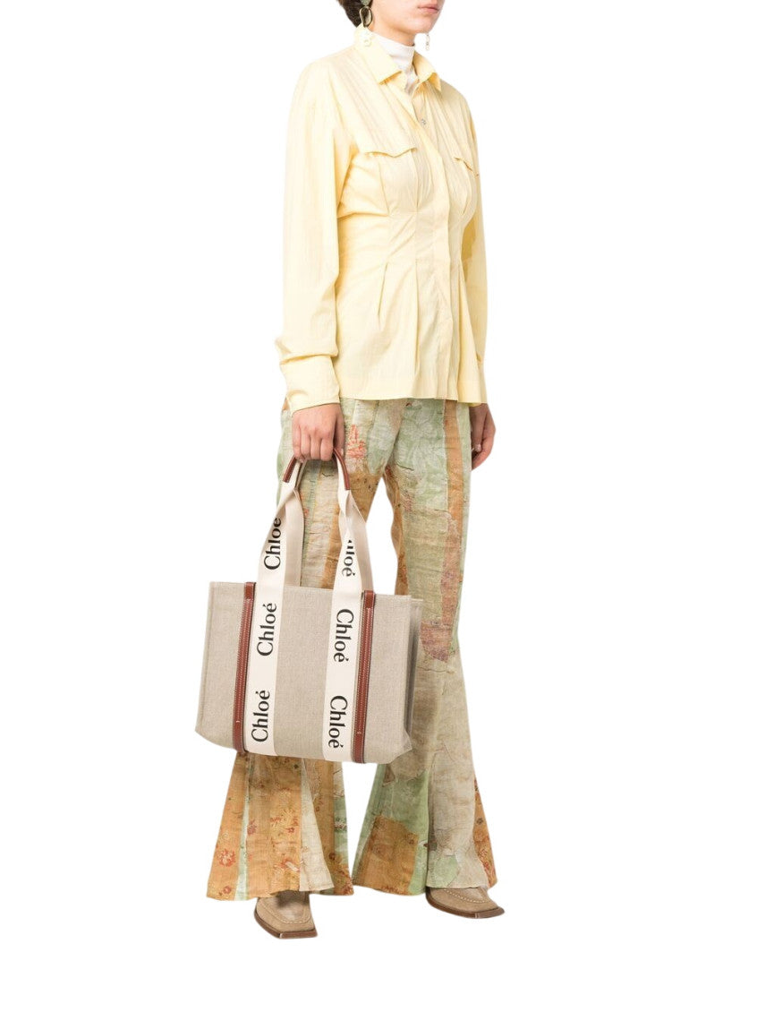 Beige Woody Large Tote 4