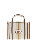 Light Brown Woody Mini Tote 1