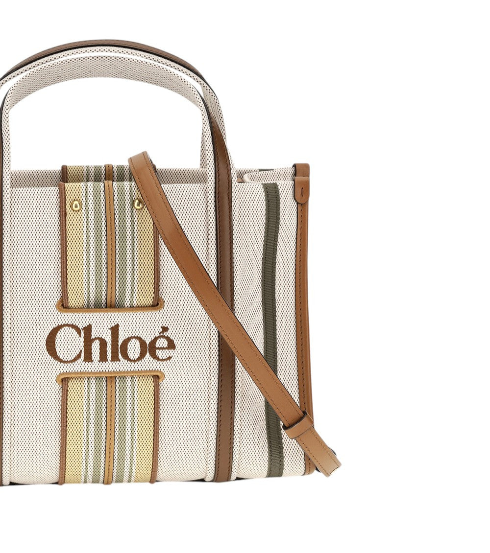 Light Brown Woody Mini Tote 3
