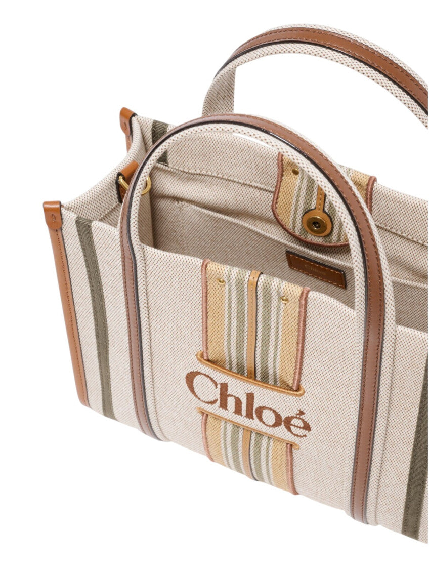 Light Brown Woody Mini Tote 5