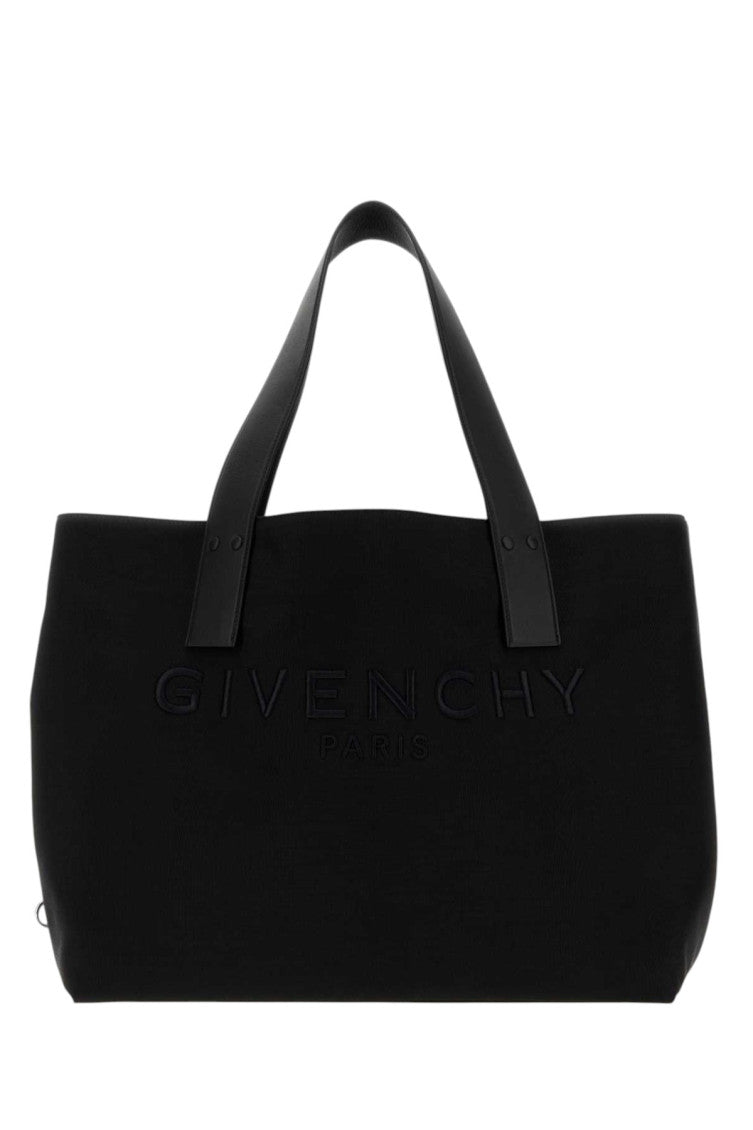 Black Folded Medium Tote 1