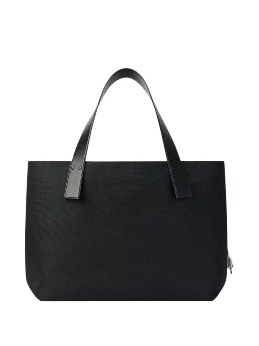 Black Folded Medium Tote 3