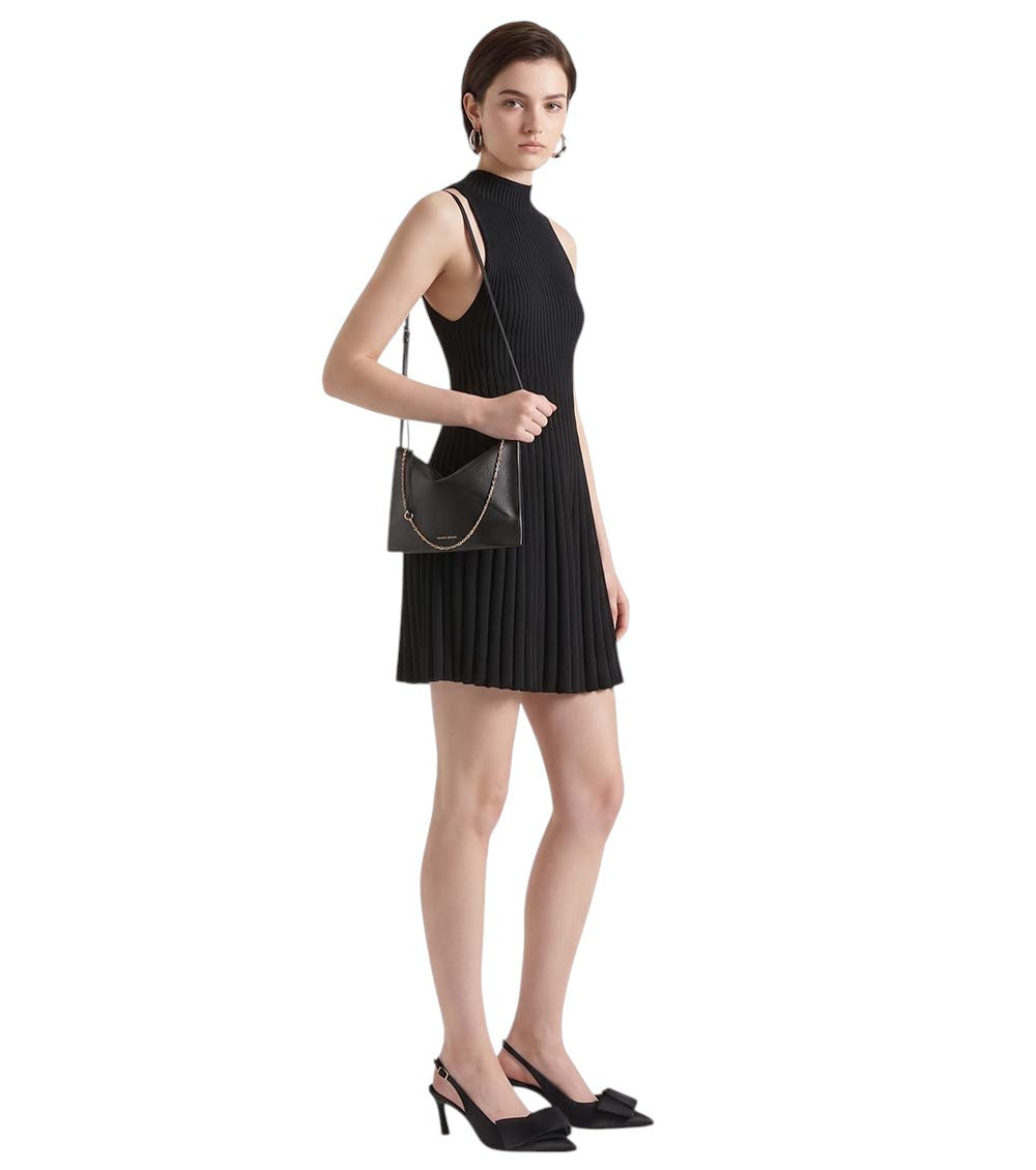 Black Voyou Medium Crossbody Bag 5