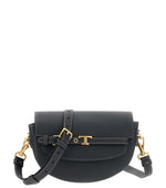 Black T Signature Mini Crossbody Bag 1