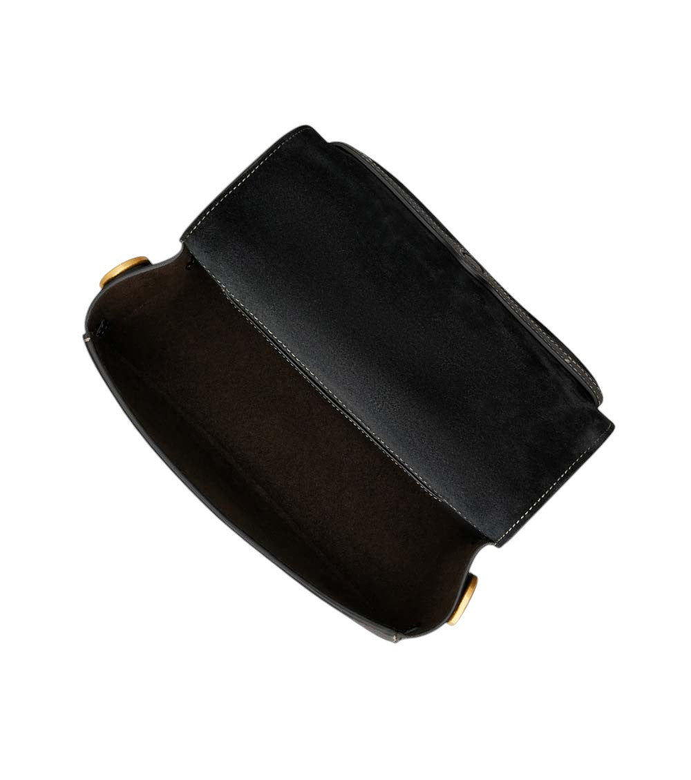 Black T Signature Mini Crossbody Bag 4
