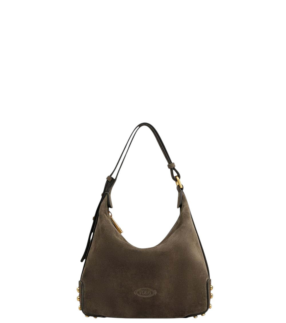 Dark Grey Logo Mini Shoulder Bag 1