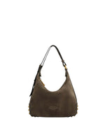 Dark Grey Logo Mini Shoulder Bag 1