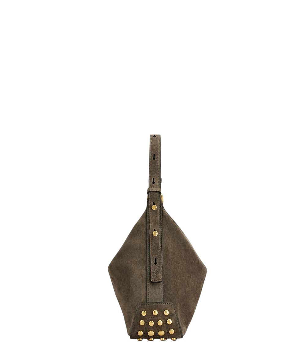 Dark Grey Logo Mini Shoulder Bag 3