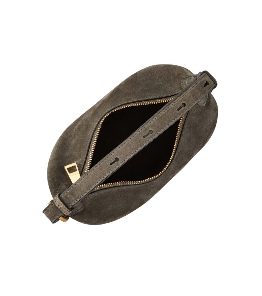 Dark Grey Logo Mini Shoulder Bag 5