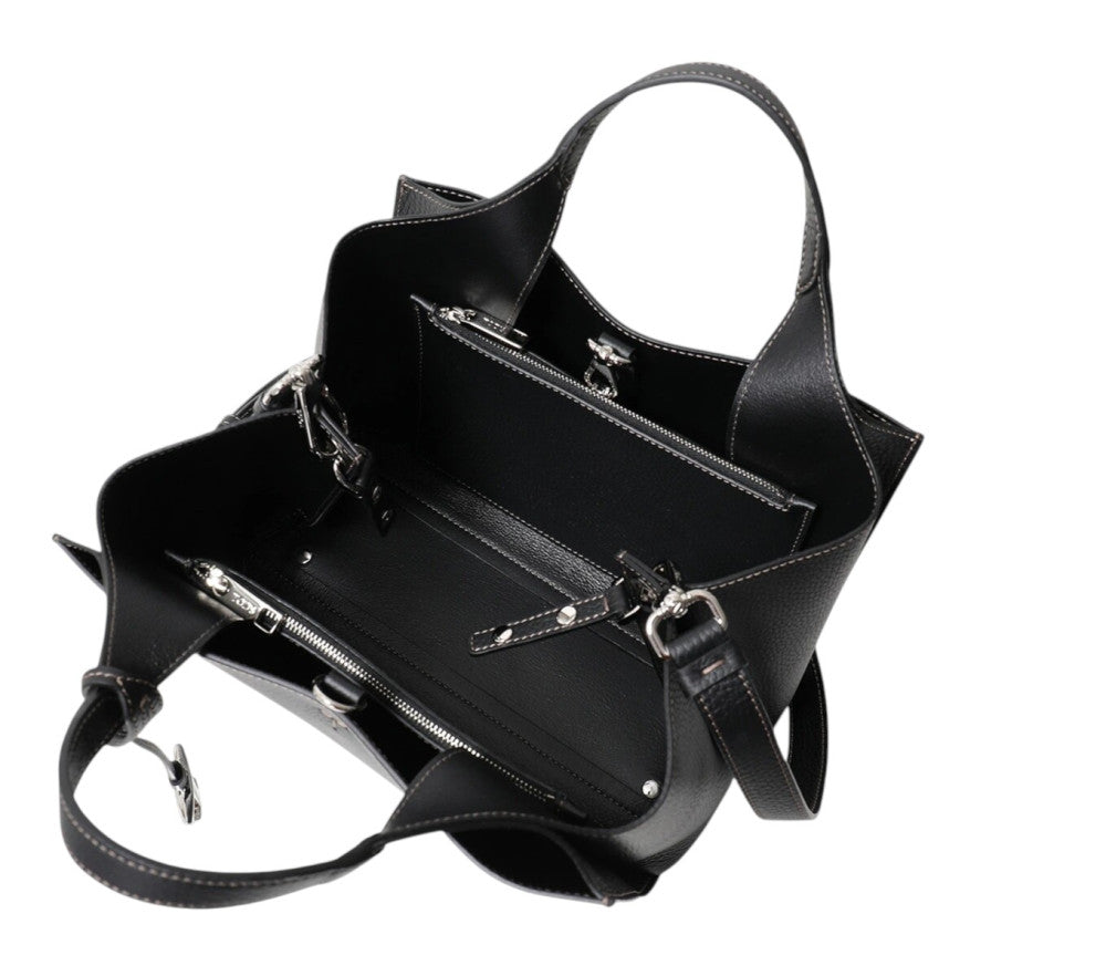 Black T Timeless Mini Tote 4