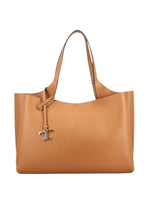 Brown T Timeless Medium Tote 1