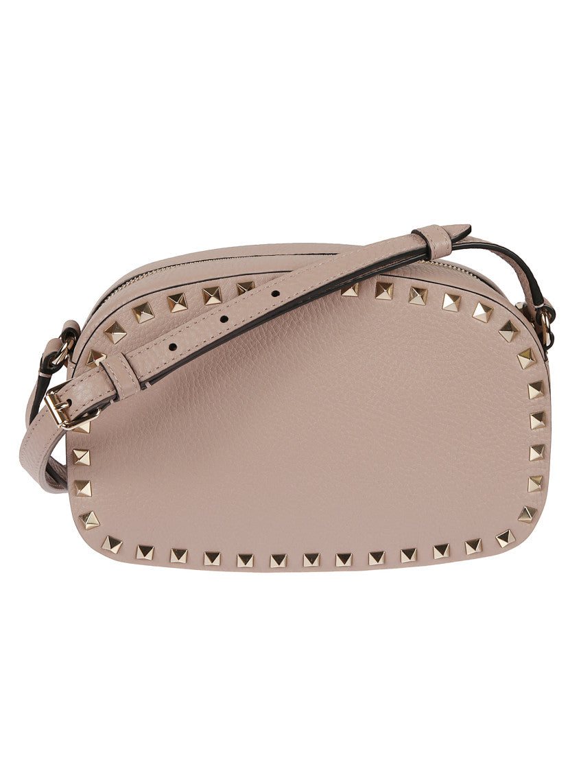 Beige Rockstud Crossbody Bag 2