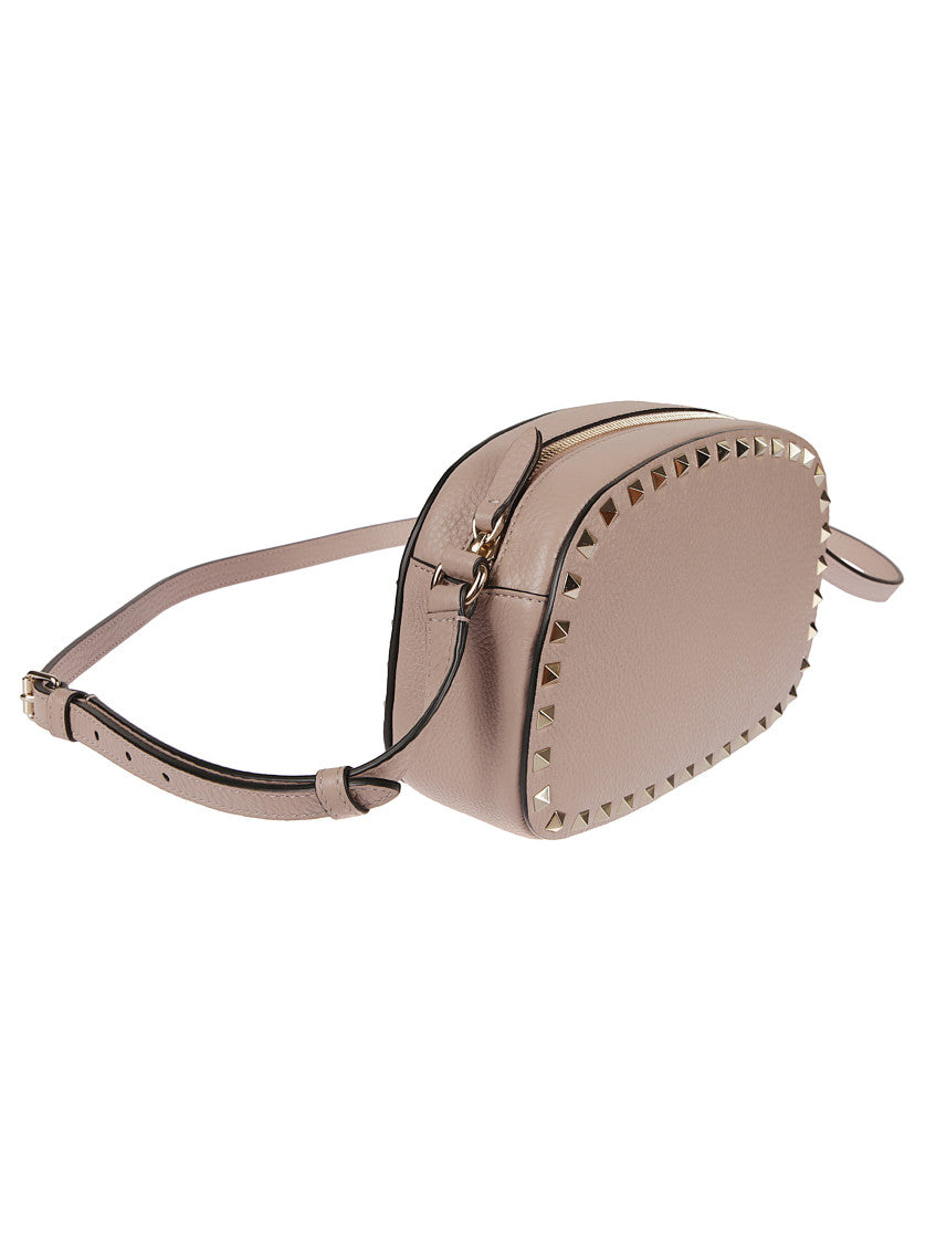 Beige Rockstud Crossbody Bag 3