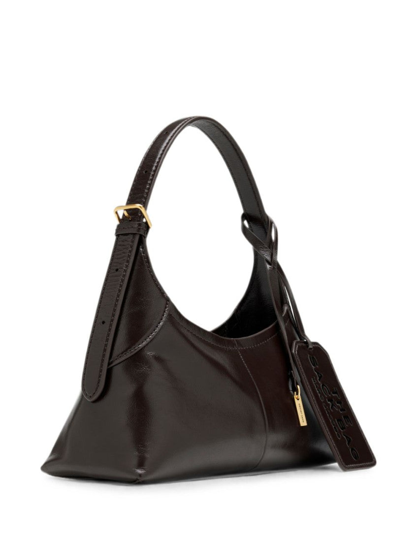 Brown Belted Sack Small Shoulder Bag 3
