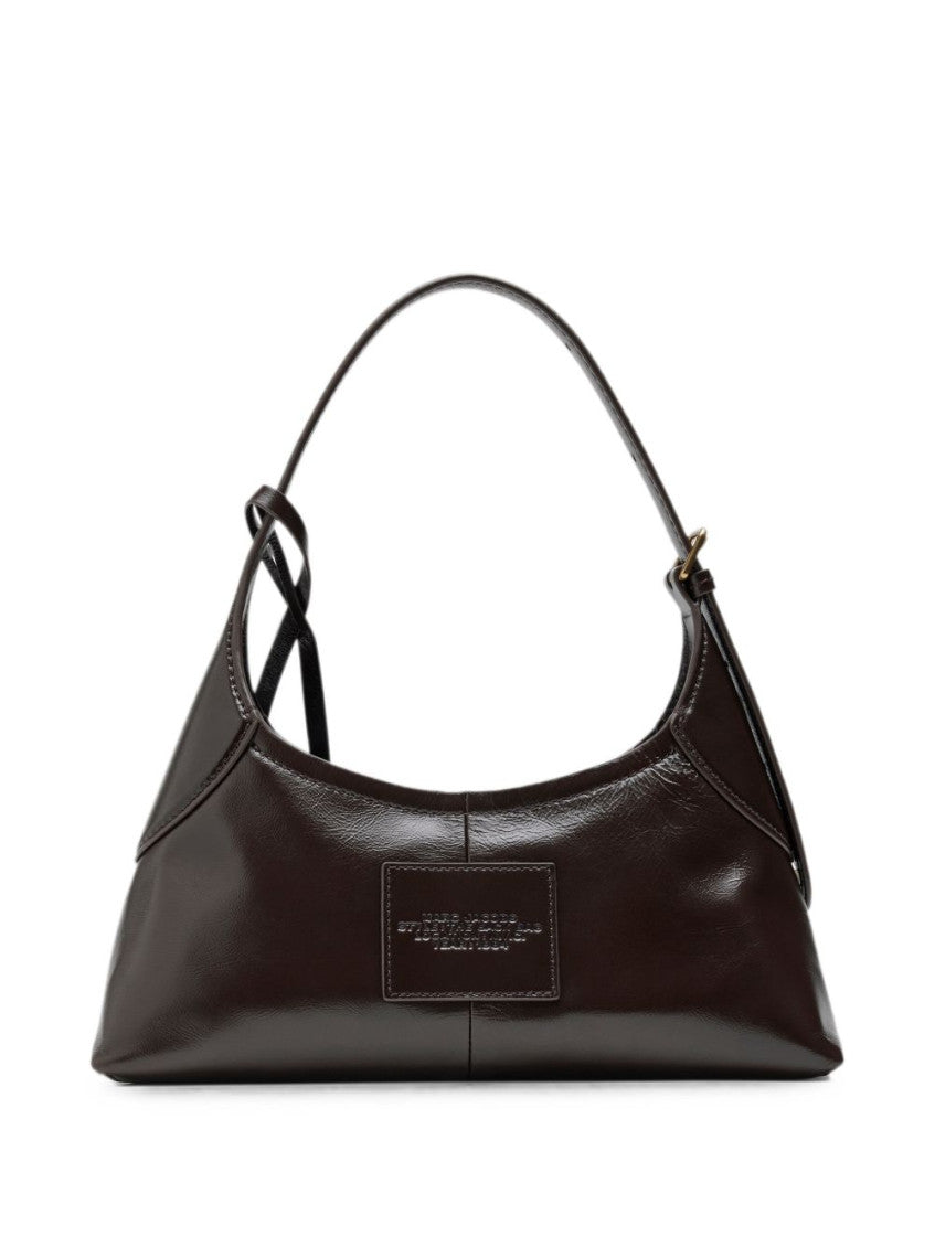 Brown Belted Sack Small Shoulder Bag 4