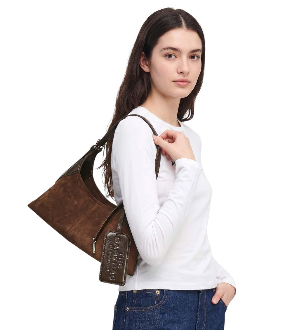 Brown Belted Sack Small Shoulder Bag 4