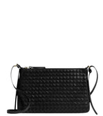 Black Intrecciato Piccolo Medium Crossbody Bag 1