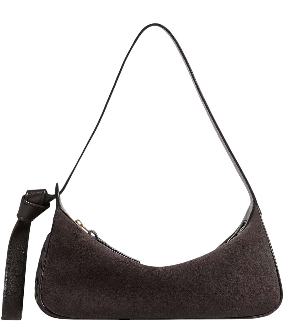 Dark Brown Nodo Small Shoulder Bag 1