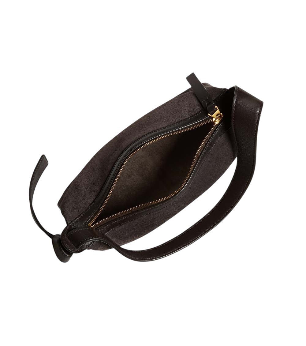 Dark Brown Nodo Small Shoulder Bag 3