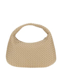 Ecru Veneta Large Shoulder Bag 1