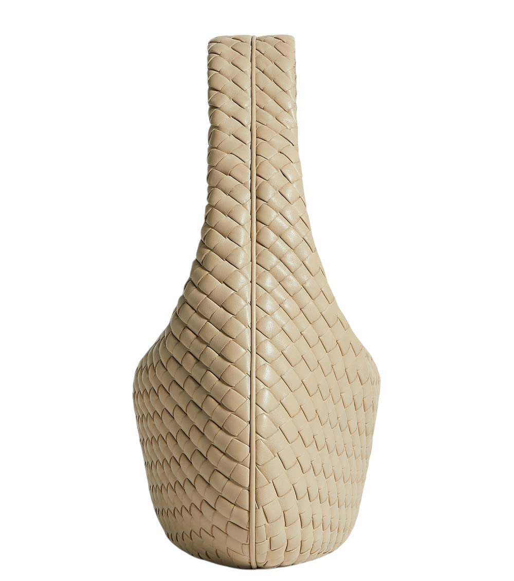 Ecru Veneta Large Shoulder Bag 4