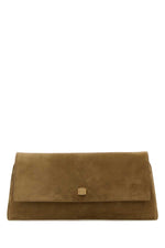 Brown Audrey Medium Clutch 1