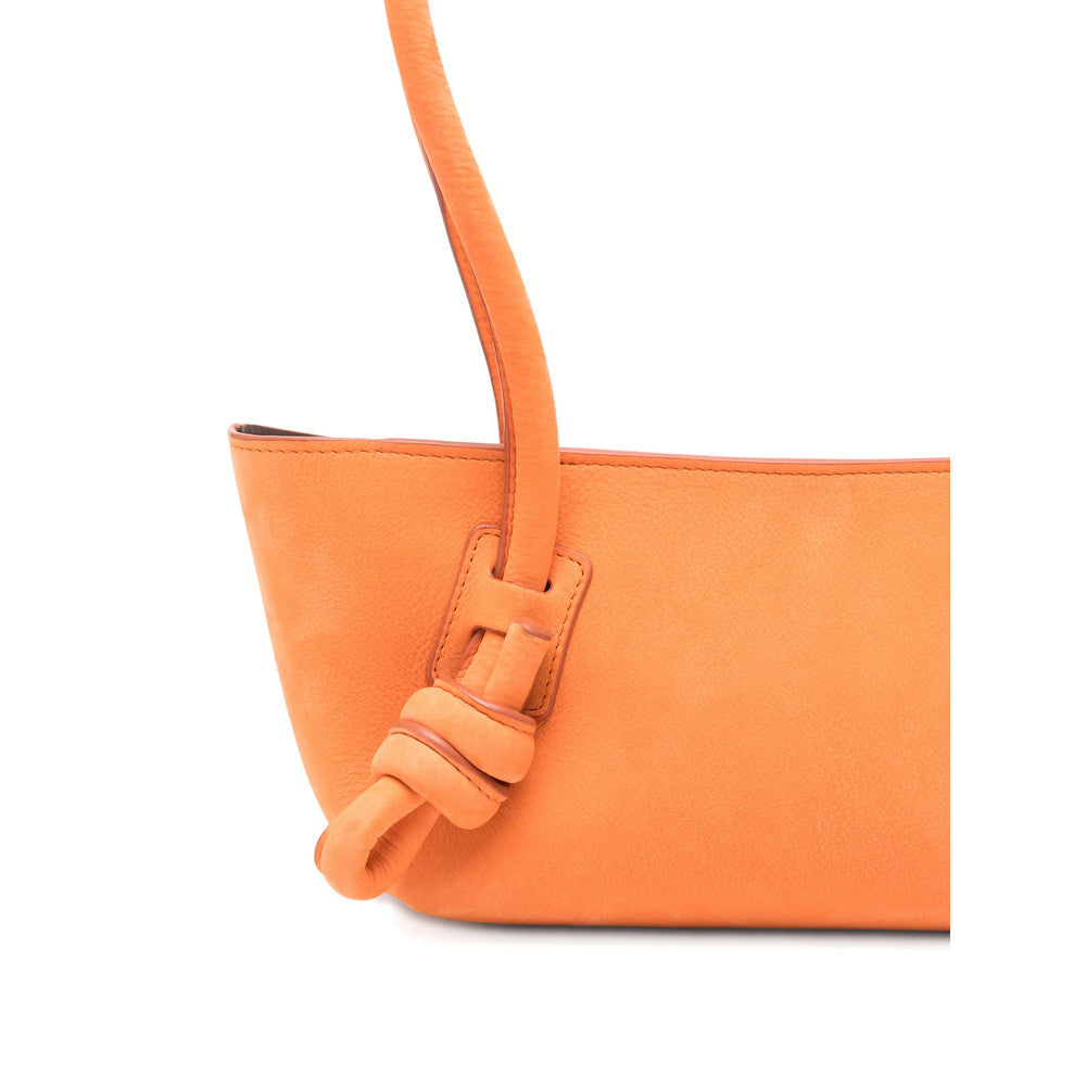 Orange Fleca Mini Shoulder Bag 3
