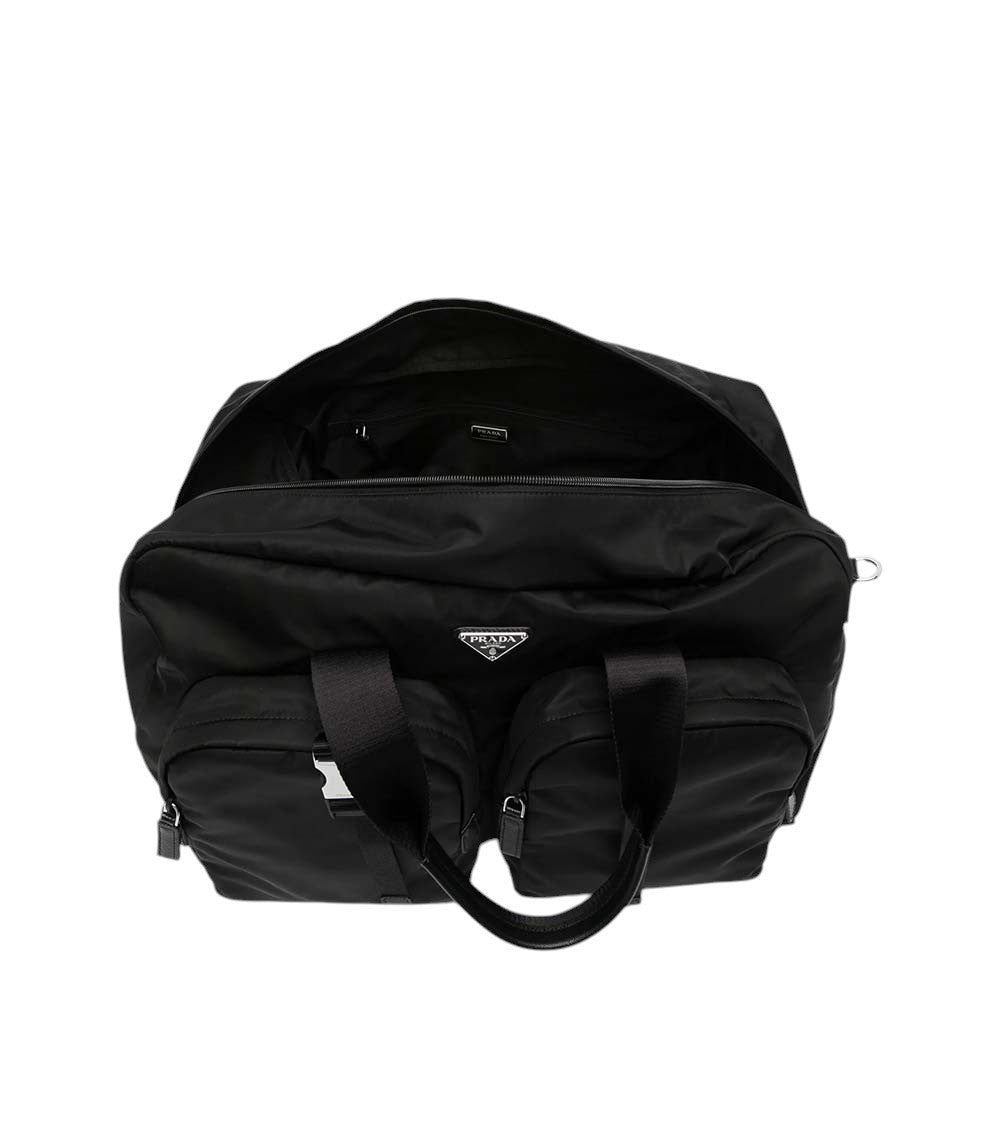 Black Re-nylon Large Duffle Bag 4
