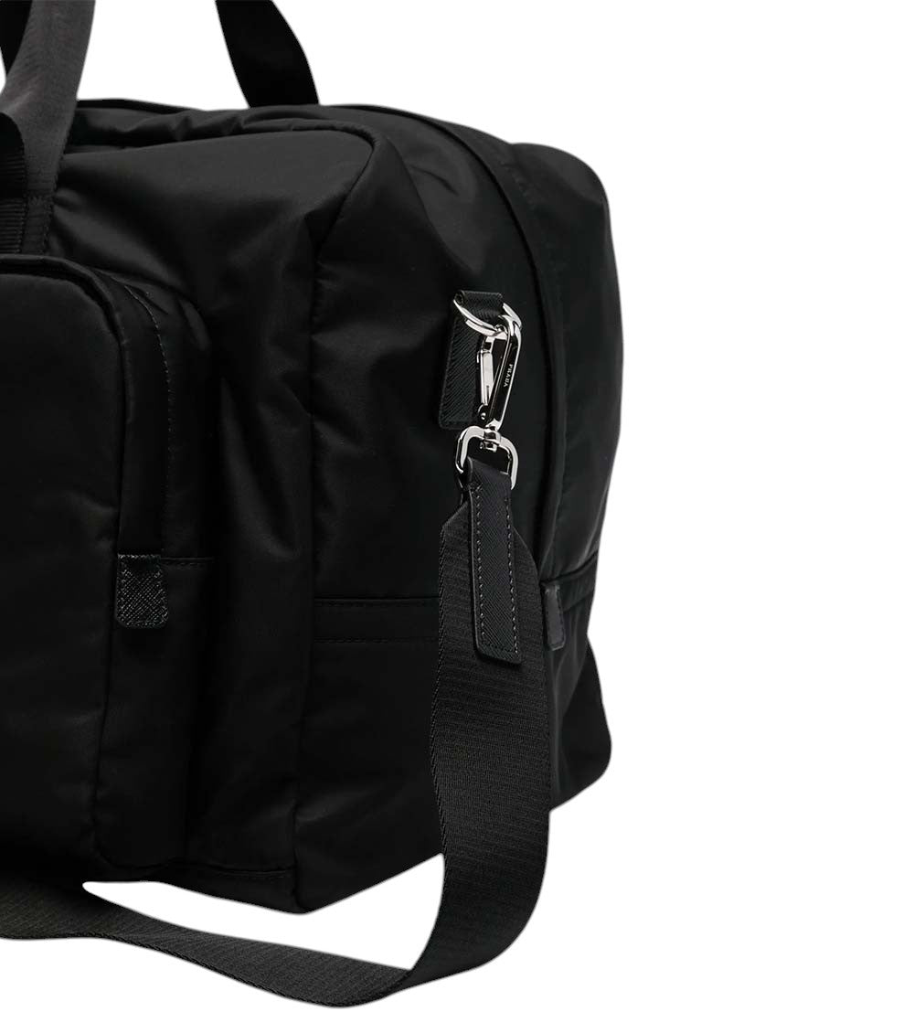 Black Re-nylon Large Duffle Bag 5