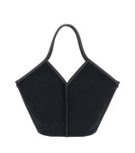 Black Calella Natural Large Tote 1