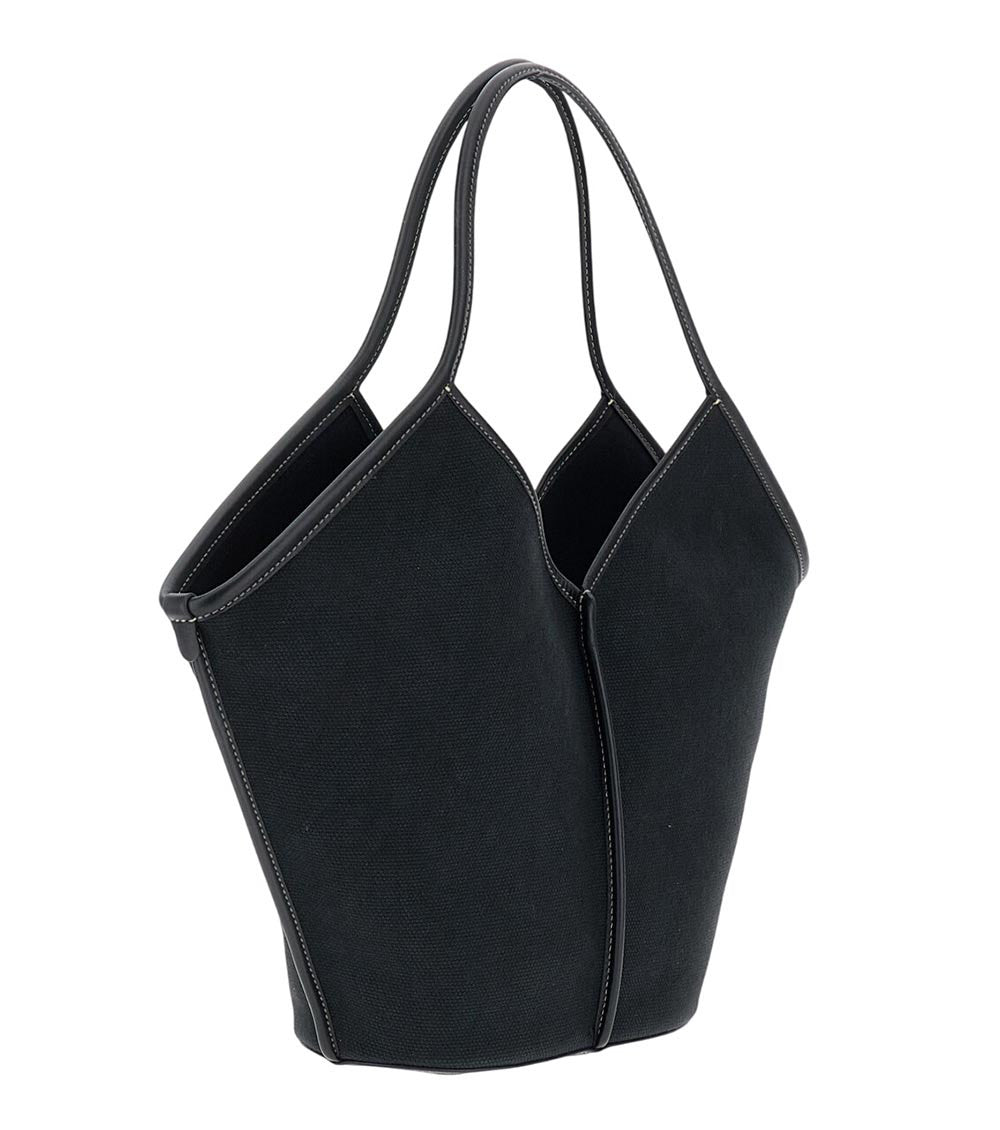 Black Calella Natural Large Tote 2