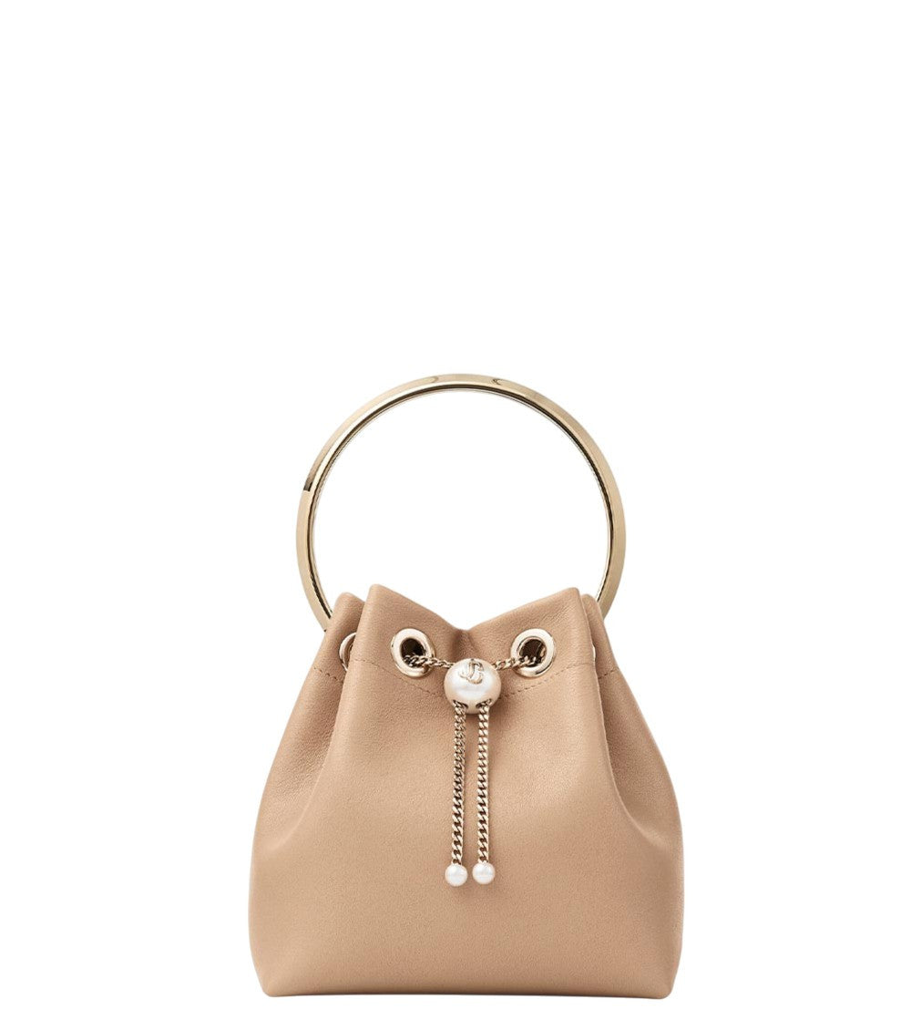 Beige Bon Bon Mini Bucket Bag 1