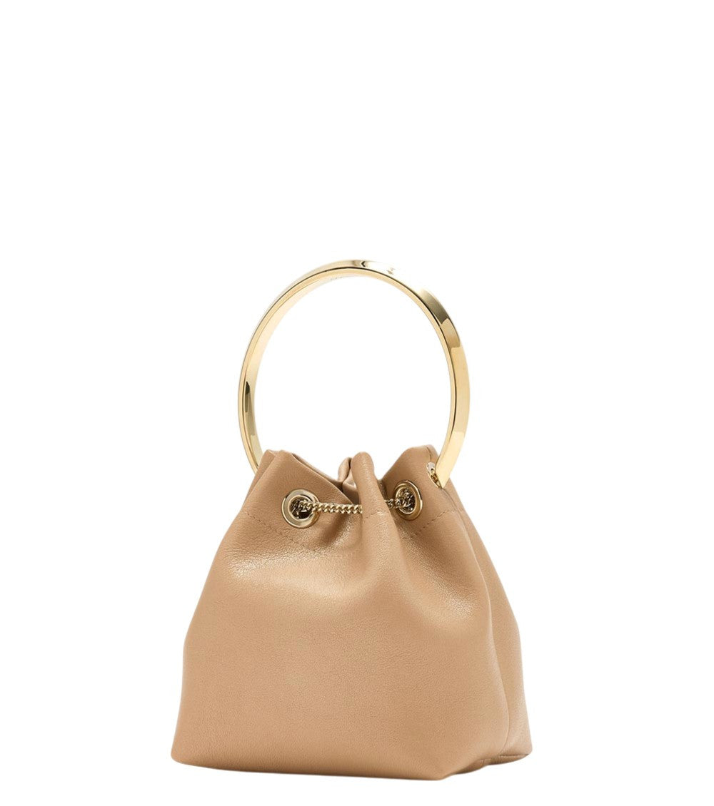 Beige Bon Bon Mini Bucket Bag 4